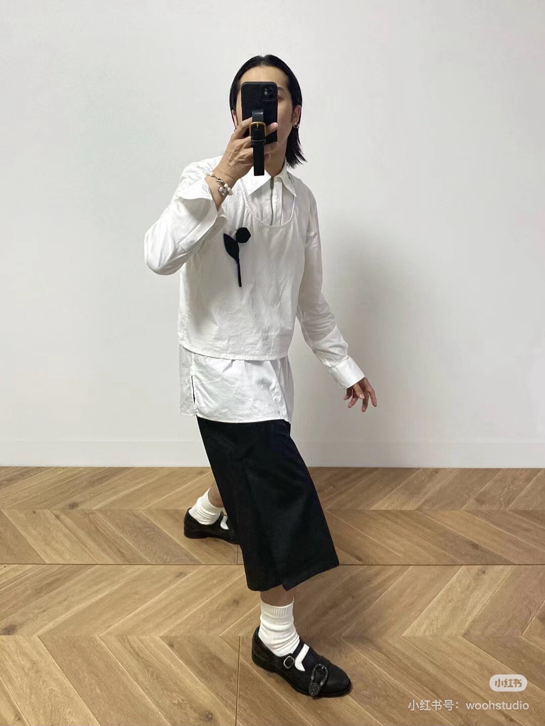 JCAESAR KNIFE PLEAT CAPRI PANTS 剑褶裙裤廓形七分裤內褶设计-Taobao 