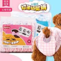 Pet physiological pants urinate not wet bitch male dog special paper urine pants safe little menstrual aunt towel dog teddy girl