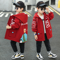 Boys autumn coat 2021 new spring and autumn dress childrens foreign style casual coat