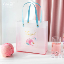 Fang Senyuan creative gift bag for Mother wife girlfriend pink packaging bag cute peach gift packaging