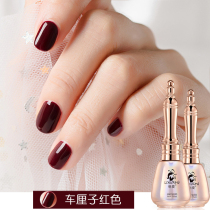 Net red wine red aunt red cherry color nail oil glue 2021 new light therapy glue nail shop special