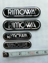  Suitable for Rimowa trolley box boarding box logo sticker LOGO sticker universal wheel foot support separator metal PC wheel label