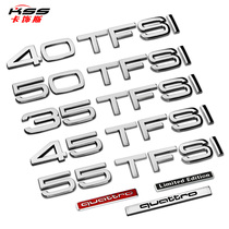 Audi car logo A6LA4LQ5Q3A5A3A1 displacement standard 35 40 45 50 55TFSI car tail label digital label