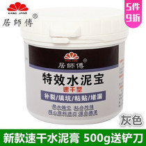 Master Master quick-drying cement treasure tile cement adhesive wall ground cracks Potholes repair cement paste 500g