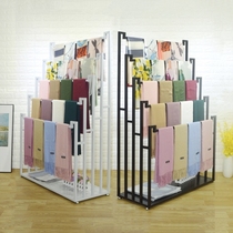 Scarf shelf Silk scarf display stand Floor-standing clothing store pants display stand multi-function hanging belt fabric display