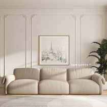 Nordic retro Net red Icon designer sofa light luxury small apartment cloth single sofa living room combination