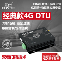 4G DTU RS232 RS485 serial port) transparent transmission module) gateway server RTU radio station