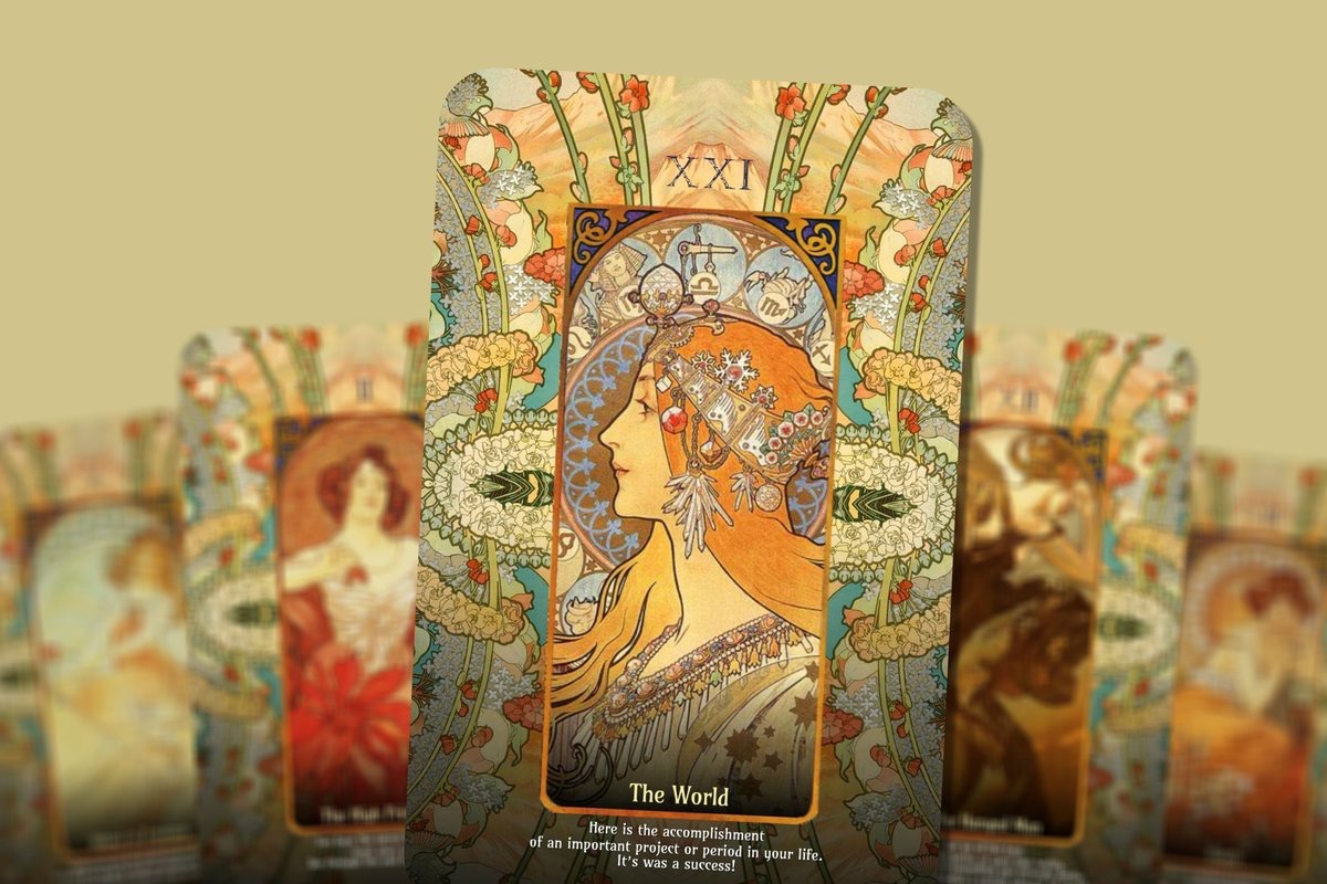Art Muthata is only the Grand Acana Art Nouveau Tarot Alphonse Mucha