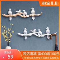 Nordic decorative key adhesive hook entrance entrance entrance storage hangers creative wall door rack clothes and hats wall hanging