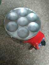 Non Stick Pan Coal Gas Burger Stove Seven Holes Burger Machine 7 Holes Egg Cake Machine Yew Cake Egg Cake Accessories