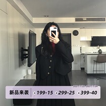 Dongri is a curly Japanese pleated dress small jacket set 2021 new female college style two-piece set