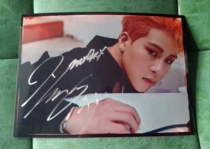 (Dajiu Collection) MONSTA X Li Zhou Xian autographed photo ARE YOU THERE promotional photo