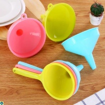 Pour oil artifact Kitchen funnel caliber filter Large thickened tapered long handle plastic gasoline soy sauce household c home