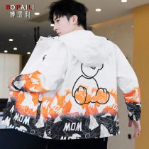 Fall coat men in 2021 new teen mens jacket spring and autumn in the trend of Han edition