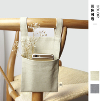 Bedside storage hanging bag Chair side storage bag Hanging chair side velcro bag Bed sofa armrest storage bag