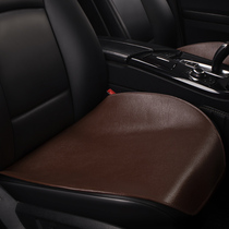 2022 New headliner Bull Leather Car Seat Cushion Buffalo Leather Four-season Universal Single Piece Three Sets No Backrest Cushion