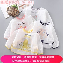 Cartoon children three-dimensional eating bag baby waterproof bib new male and female baby wash-in kindergarten