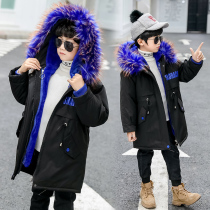 Boy winter cotton suit plus suede thickened foreign air removable to overcome girls cotton coat jacket neutral tide in girl