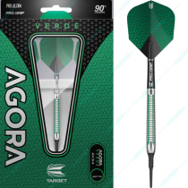 TARGET AGORA VERDE AV34 Soft 18g 90% Professional Tungsten Steel Straight Barrel Green Dart