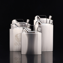 Thickened 304 white wine pot stainless steel outdoor high-grade empty wine bottle portable portable household large capacity 5kg 7kg