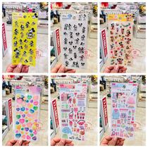 Japan Daiso childrens sticker bonus sticker Mickey Minnie love dressing up cartoon sticker Japan