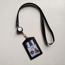 Japanese anime Detective Conan agent anime custom COS card lanyard card bag