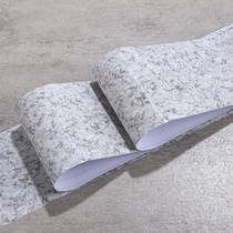 Sesame white marble bathroom toilet sticker waterproof self-adhesive terrazzo wall sticker tile stove surface refurbished