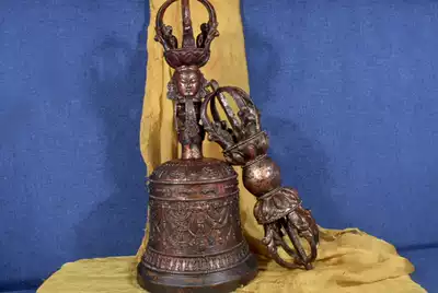Large size Vajra Pestle and Diamond Bell