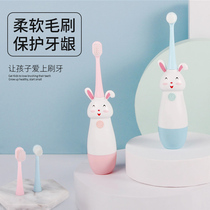 Childrens electric toothbrush Baby child Baby toddler 1-2-3-4-5-6-Over 10 years of age one and a half years of soft hair