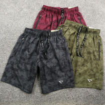 Foreign trade out of the United States mens quick-dry moisture wicking basketball breathable thin fitness sports running shorts K070