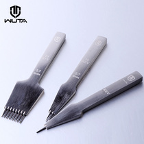 Without it six-edge method cut European oblique flat cut forward and reverse diamond cut handmade leather leather leather cobbler tools