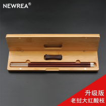 NEWREA NEW SHARP RISE GRADE National Label Laos Big Red Acid Branches Wood S999 Silver Chopsticks Practical Collection Gift