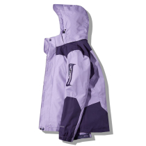 Outdoor charge womens Tide brand autumn and winter plus velvet thickened three-in-one two-piece detachable windproof jacket men