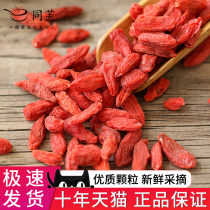 Tongfu Ningxia red wolfberry 500g natural disposable ready-to-eat large grain mens tea water non-fresh wild