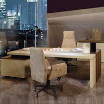 Modern Minima L Type Desk Executive Woman President Desk Manager Room Corner Large Class Table Company Furniture