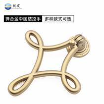 Bronze-Europe Mini Crane Drawer Pentacle Golden Handle with Antiquity Shoe Cabin Cabin Cabin Door Furniture