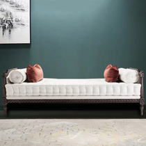 Dysons American retro-style bunk bed tail stool double sofa small family type bedside bench solid wood furniture high-end custom-made