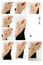 Hong Kong purchase Hong Kong Zhengsheng silver jewelry women necklace fawn Crown starfish three ring necklace