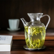 Foam green tea special tea set Longjing glass teapot Chinese high temperature resistant tea filter High boron silicon Puer tea machine Home