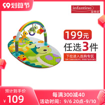 infantino american baby tino newborn baby joy fitness game mat blanket baby jungle toy