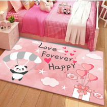 Cute cartoon carpet Childrens bedroom room full of bed side carpet Baby crawling mat Custom floor mat Household