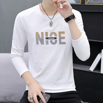 Long sleeve T-shirt mens autumn new Korean slim tide inside cotton mens base shirt body shirt casual clothes