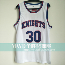 Custom high school jersey library day Charlotte Christ American retro embroidery basketball suit vest personality training suit