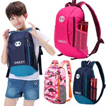 Children's boys' backpack small schoolbag cram school boys light homework bag girls primary school students make up lessons bag double