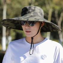 Hat Men Sun Visor Summer Sun Protection Grass Hat Fisherman Hat Anti UV Sun Hat Big Eaves Cover Fishing Cap