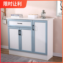 All aluminum alloy shoe cabinet Household door multi-function foyer balcony Waterproof large capacity sunscreen storage customized whole