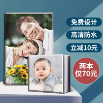Crystal Album Custom Photo Book Wedding Ceremony Commemorative Album production of a photobook wedding photo Write a real baby to figure it out
