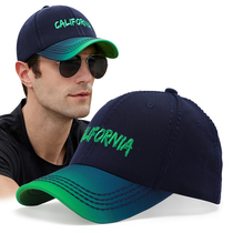 Hats Mens Summer Contrast Letter Sunshade Hood Joker Running Baseball Cap Mens UV-proof cap