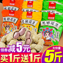 Longyan peanut pentacle garlic perfume boiled peanut rice with shell fried goods snacks and snacks leisure foods (Agriculture)