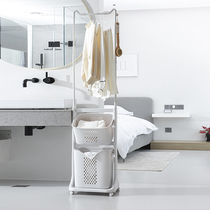Dirty clothes basket creative home coat rack bathroom put clothes artifact laundry basket ins Nordic clothes storage basket